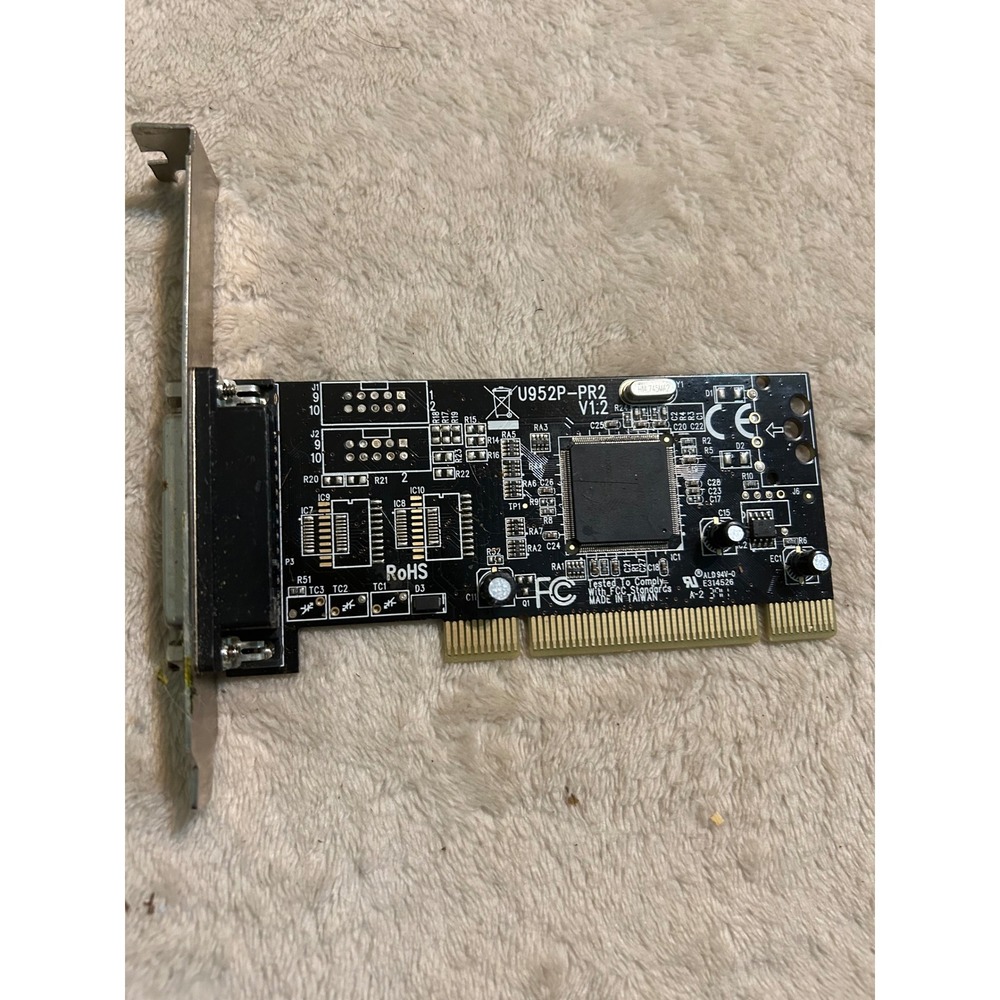 Vintage U952P-PR2 V1.2 Parallel Port PCI Interface Card DB25 LPT Expansion Card